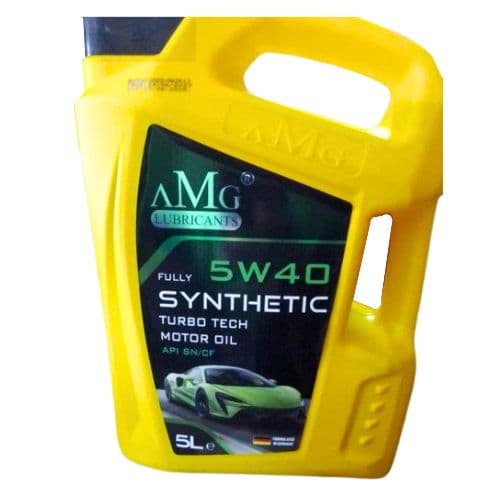 Huile 5w40 AMG pour Moteur Synthétique de Grade Intermédiaire, 5l