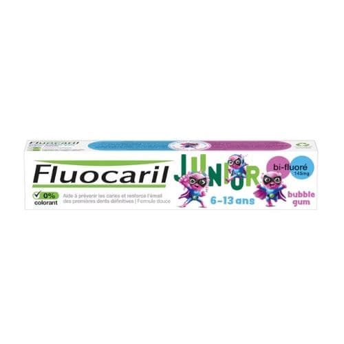 Dentifrice Junior Gel Bubble Gum FLUOCARIL 145ml